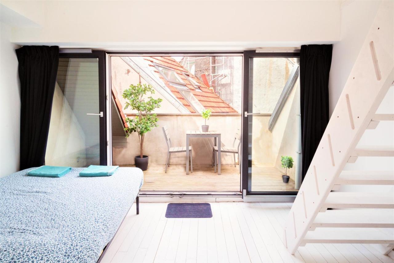 Beautiful Terrace Apartment In The Heart Of アントウェルペン エクステリア 写真