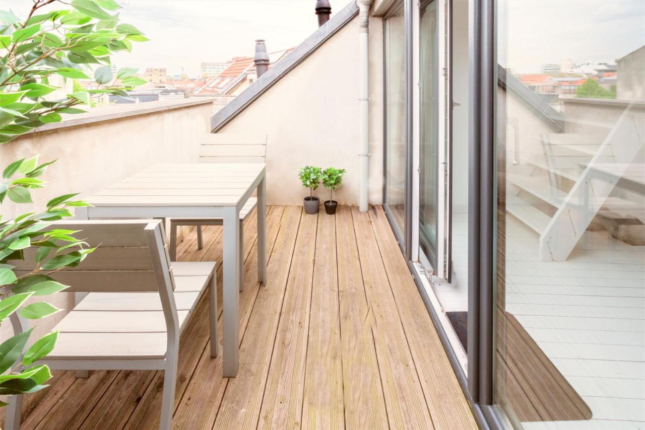 Beautiful Terrace Apartment In The Heart Of アントウェルペン エクステリア 写真